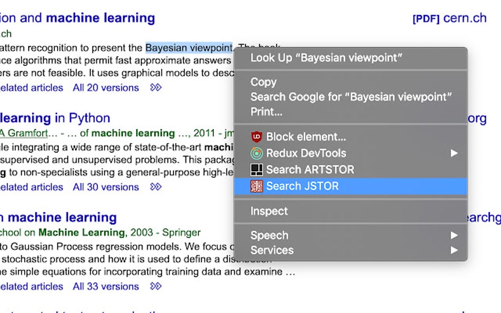 Search JSTOR For Google Chrome - Extension Download