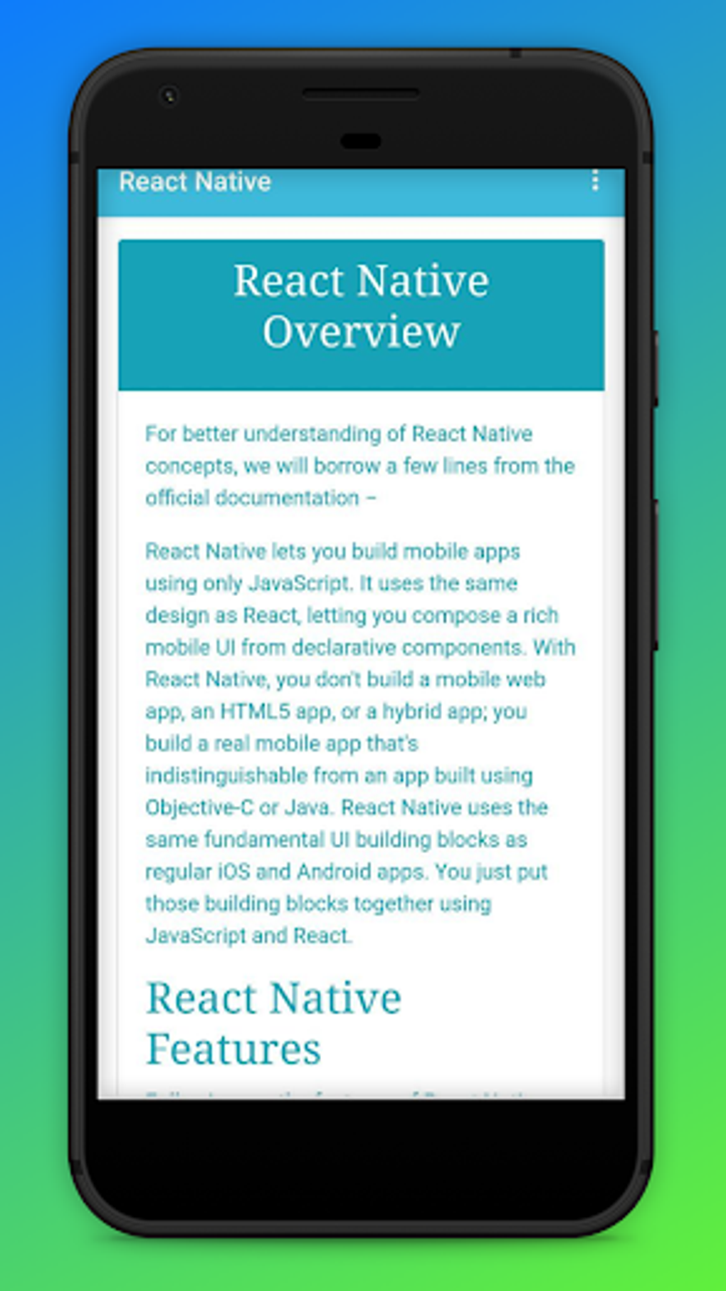 React Native APK For Android Download