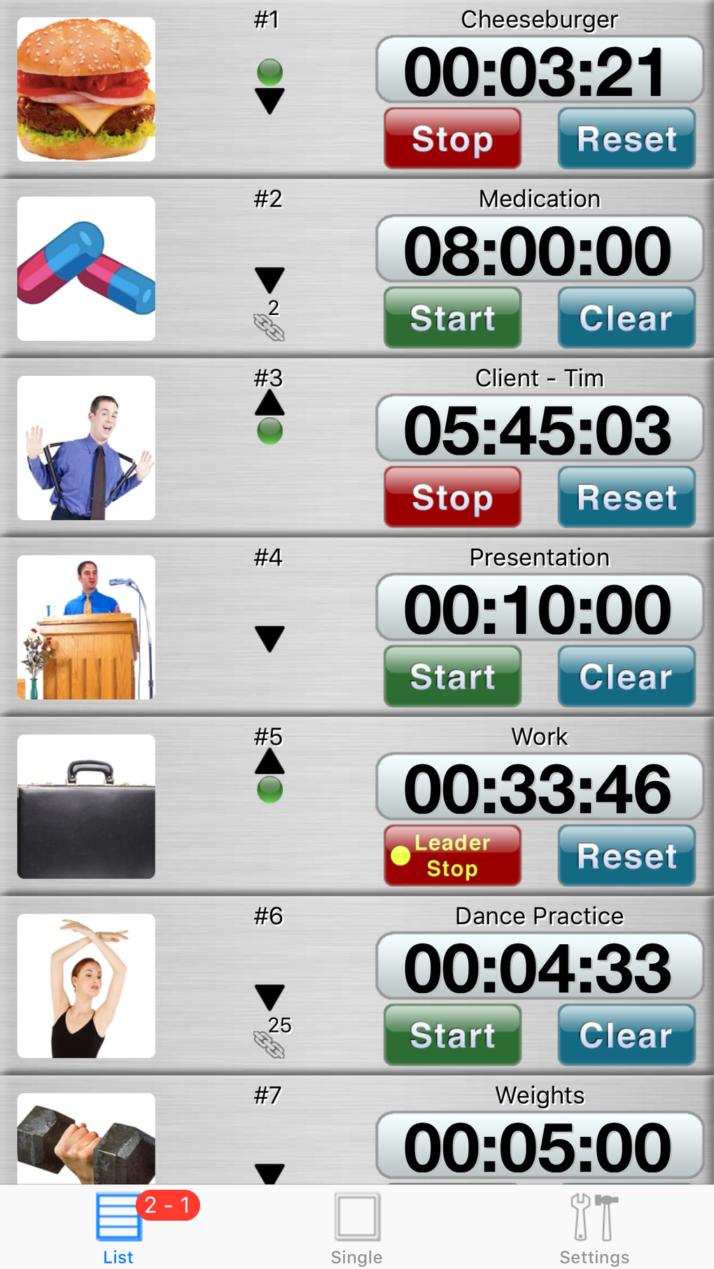 Easy UPdown Timers For IPhone - Download