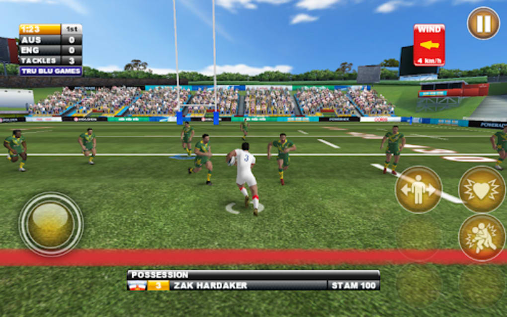 NOVO JOGO DE FUTEBOL PARA ANDROID- Rugby League 20 - Loucura Game