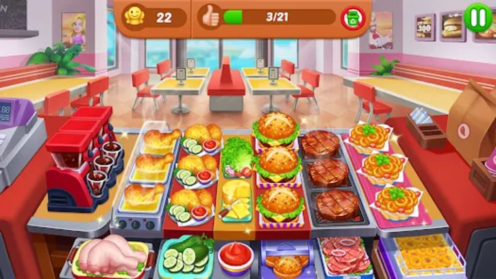 Crazy Cooking Diner Chef Game para Android Download