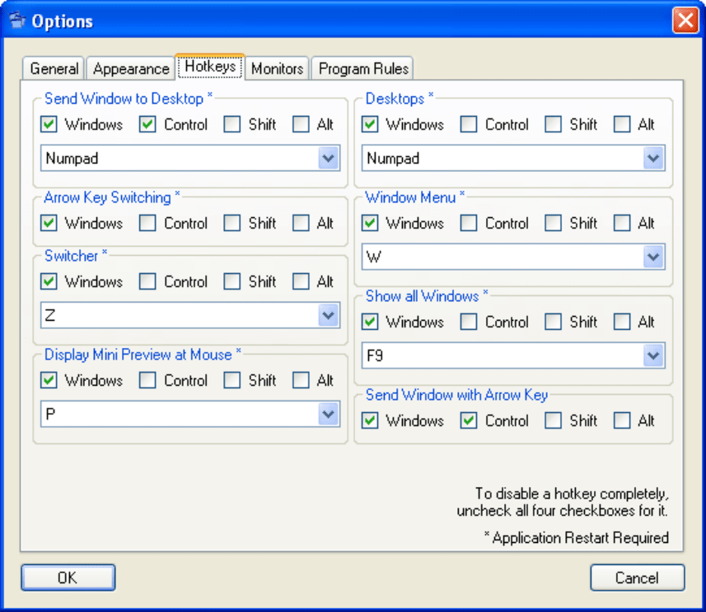 vista xp virtual desktop manager 0.9.1
