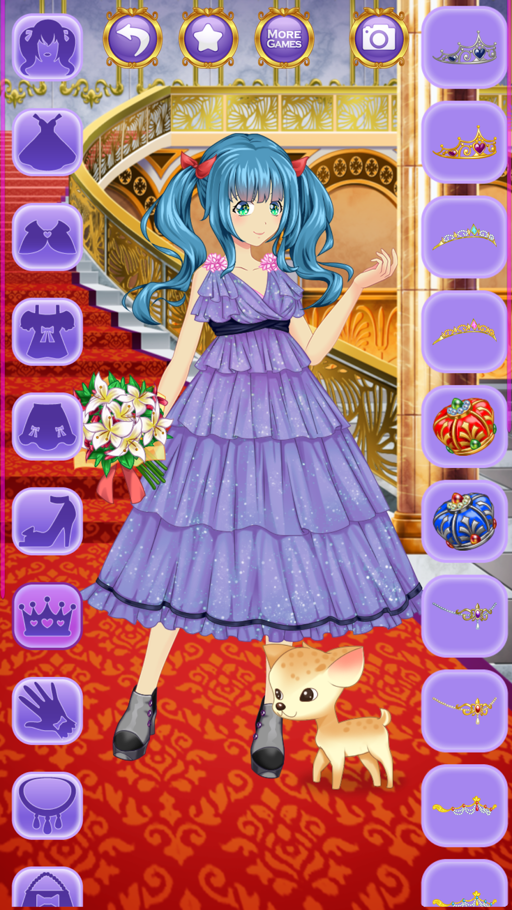 Anime Princess Dress Up Games для Android — Скачать