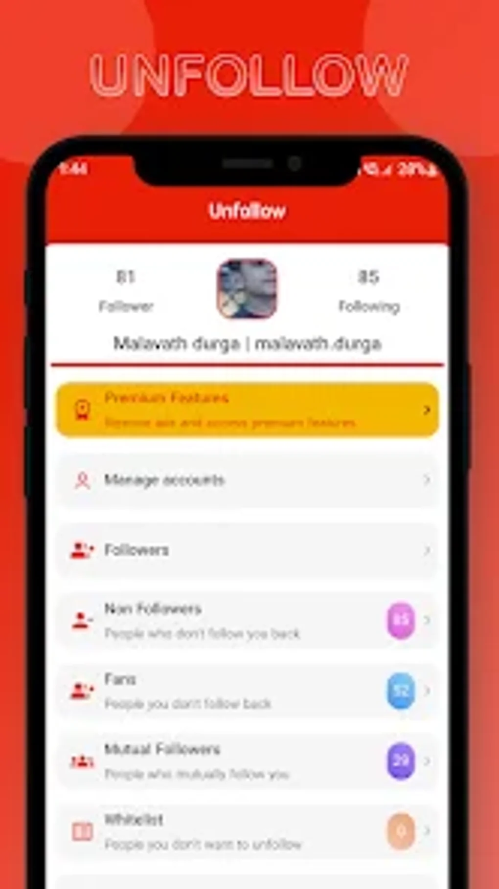 Unfollow for instagram para Android Download Unfollow for instagram para Android Download