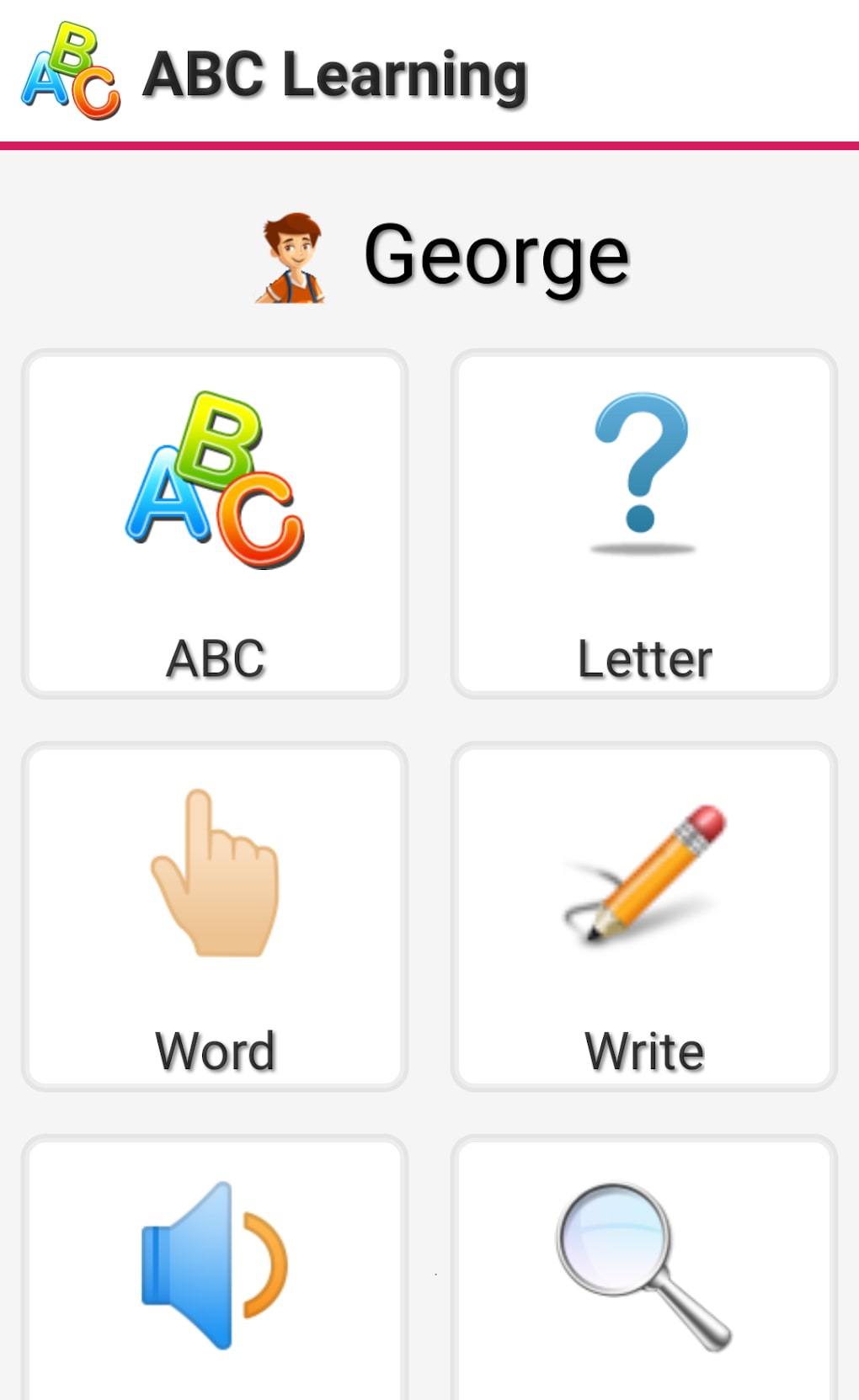 ABC Learning -English alphabet for Android - 無料・ダウンロード