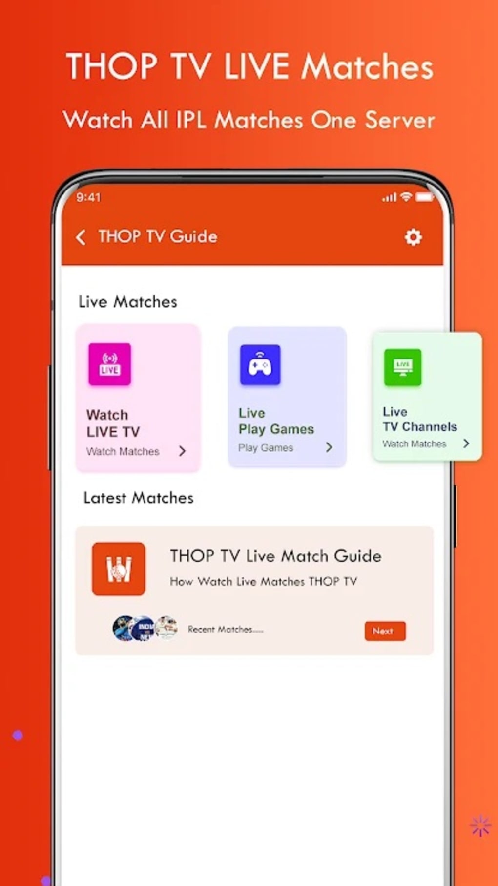 Thop TV- ThopTV Live Cricket for Android