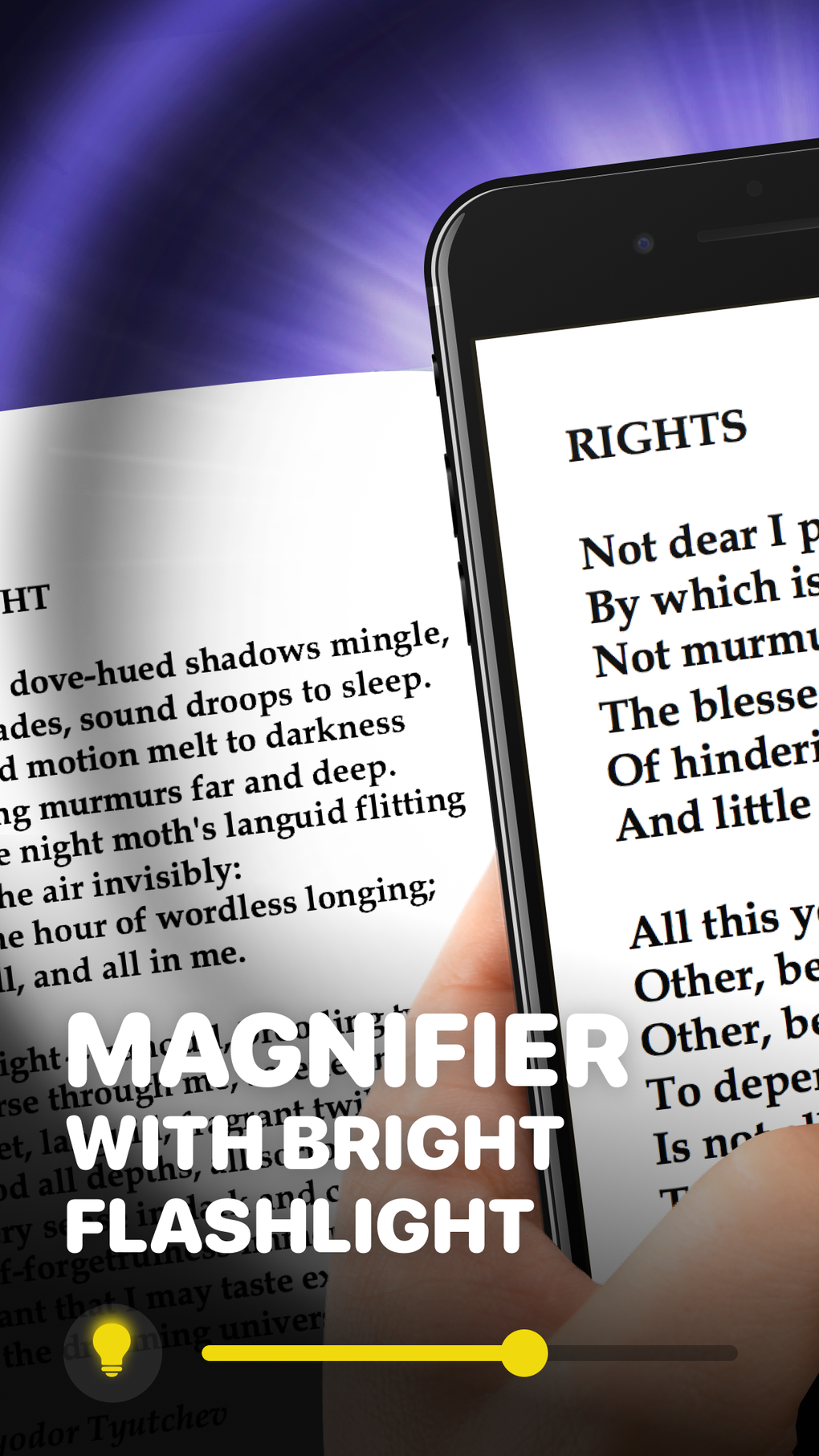 Magnifying Glass Flashlight для iPhone — Скачать