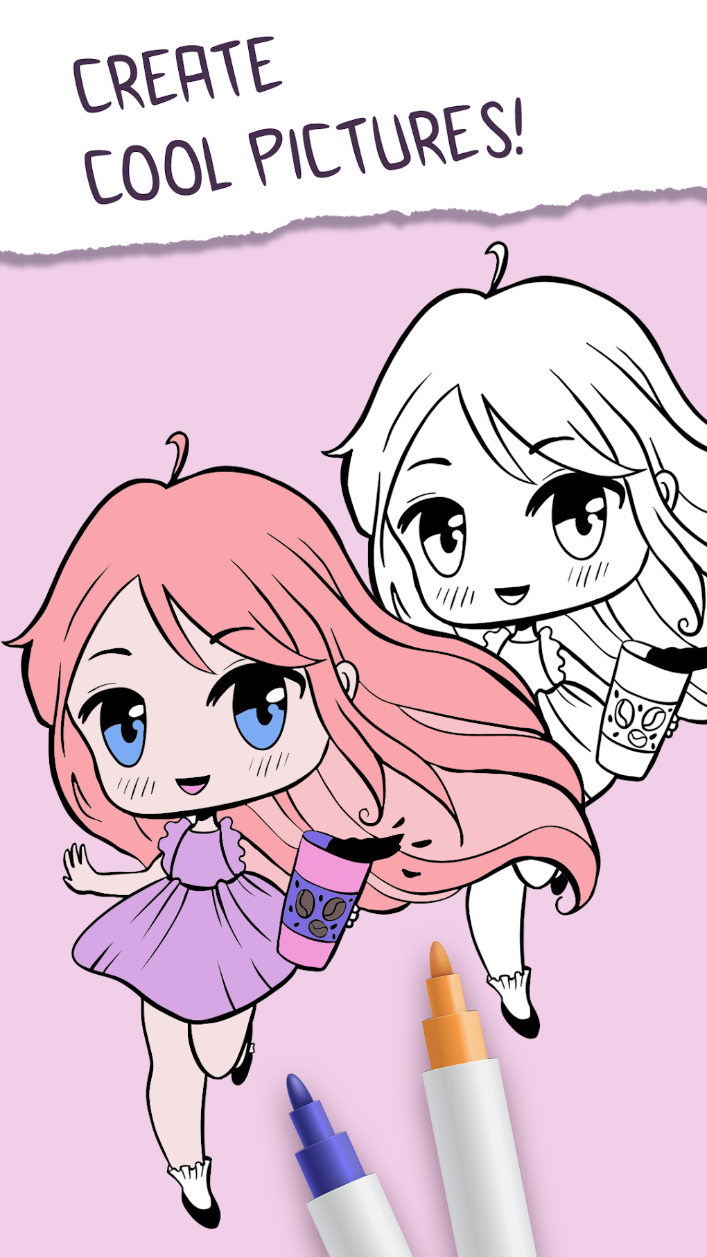Anime Coloring book for girls for Android - Download