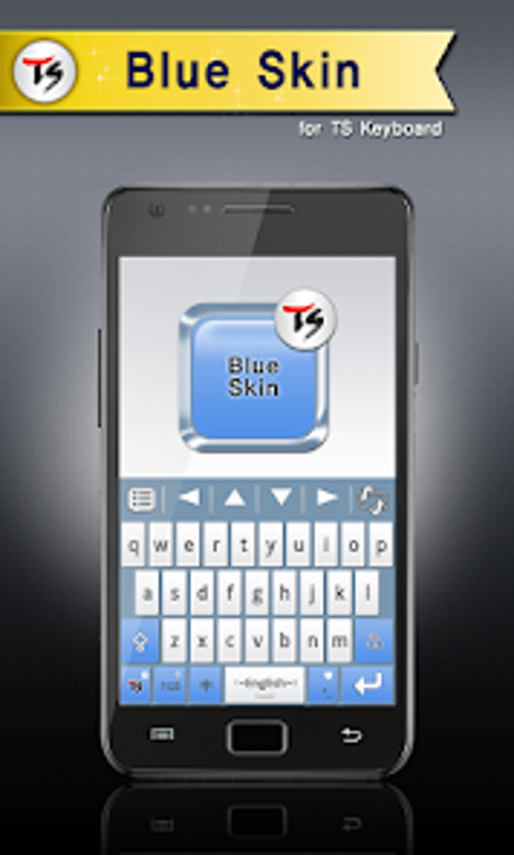 Blue Skin for TS Keyboard for Android - Download