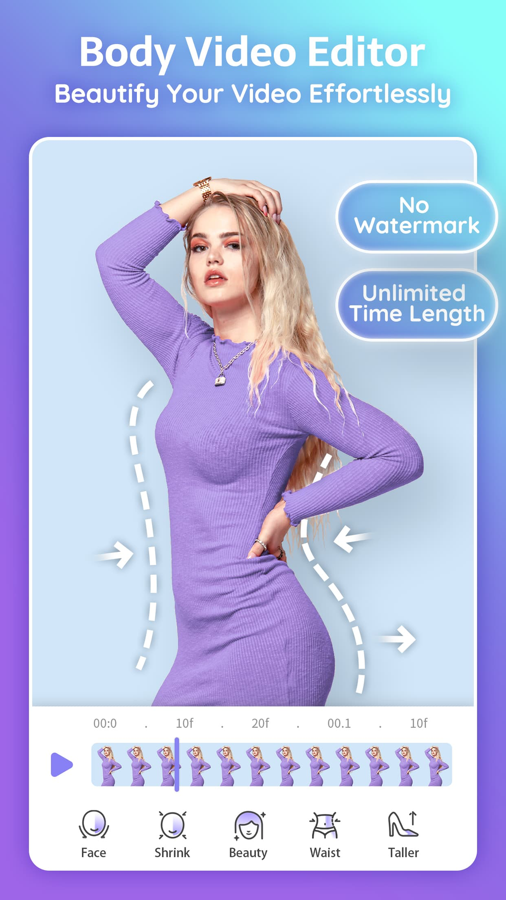 PrettyUp AI Body Editor Video Pour IPhone T l charger