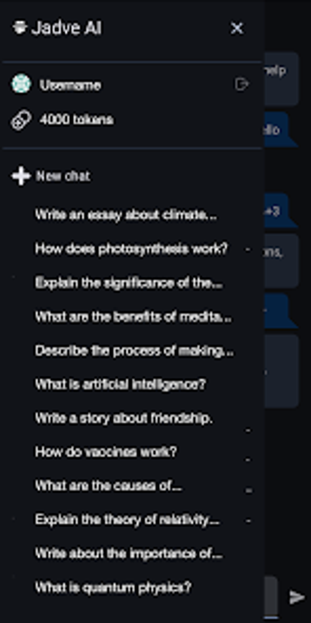 Android I in Jadve AI Chat Bot Assistant ndir