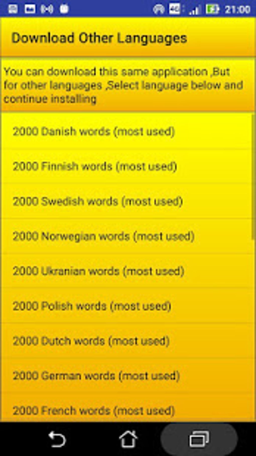 2000 German Words Most Used APK For Android Download 2000 German Words Most Used APK For Android Download