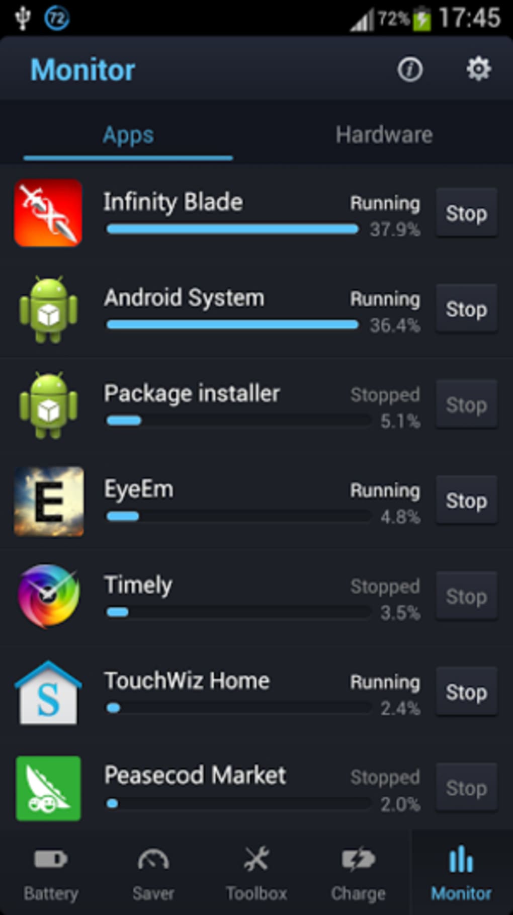 du battery saver pro and widgets phone it works for android