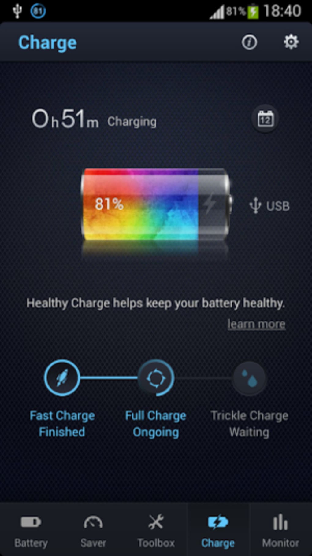 how to use du battery saver app