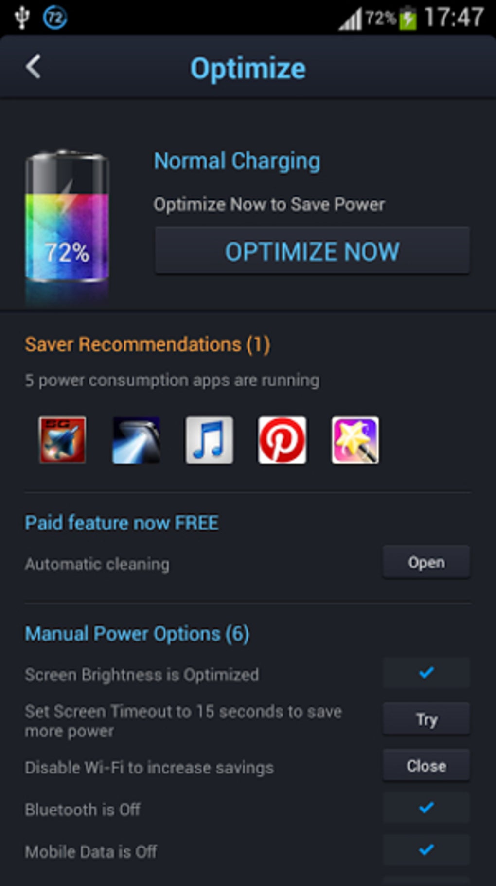 scaricare du battery saver