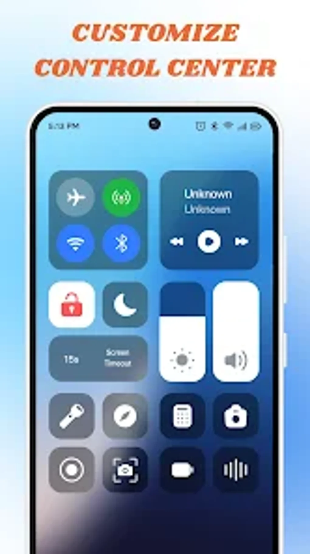 Control center simple custom para android descargar