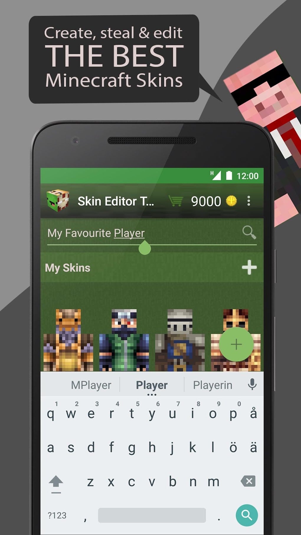 Skin Editor for Minecraft: Custom Skin Creator App APK для Android — Скачать