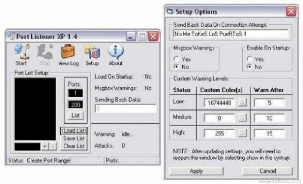 Port Listener XP Descargar