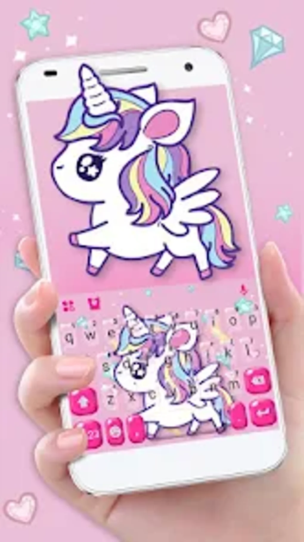 Cute Pink Unicorn Theme for Android - Download