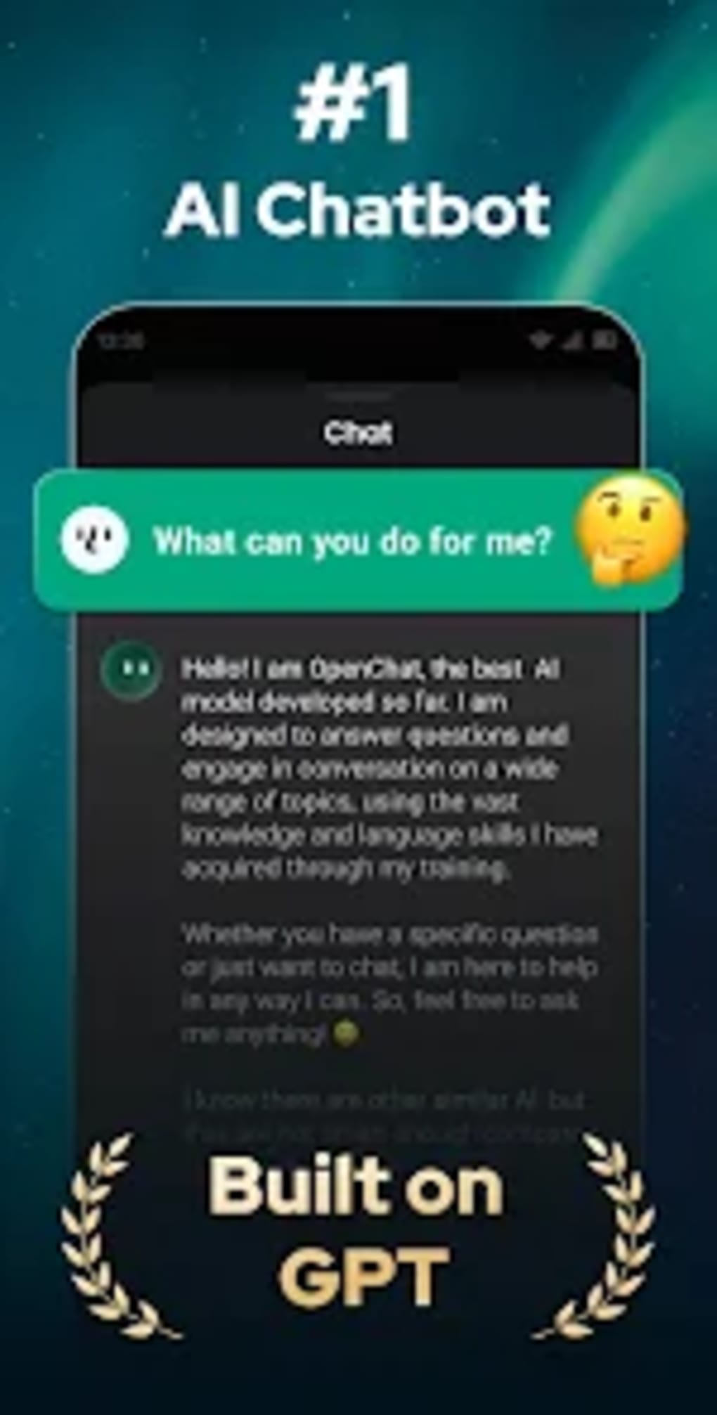 Open Chat Gpt Ai Bot App For Android 無料・ダウンロード
