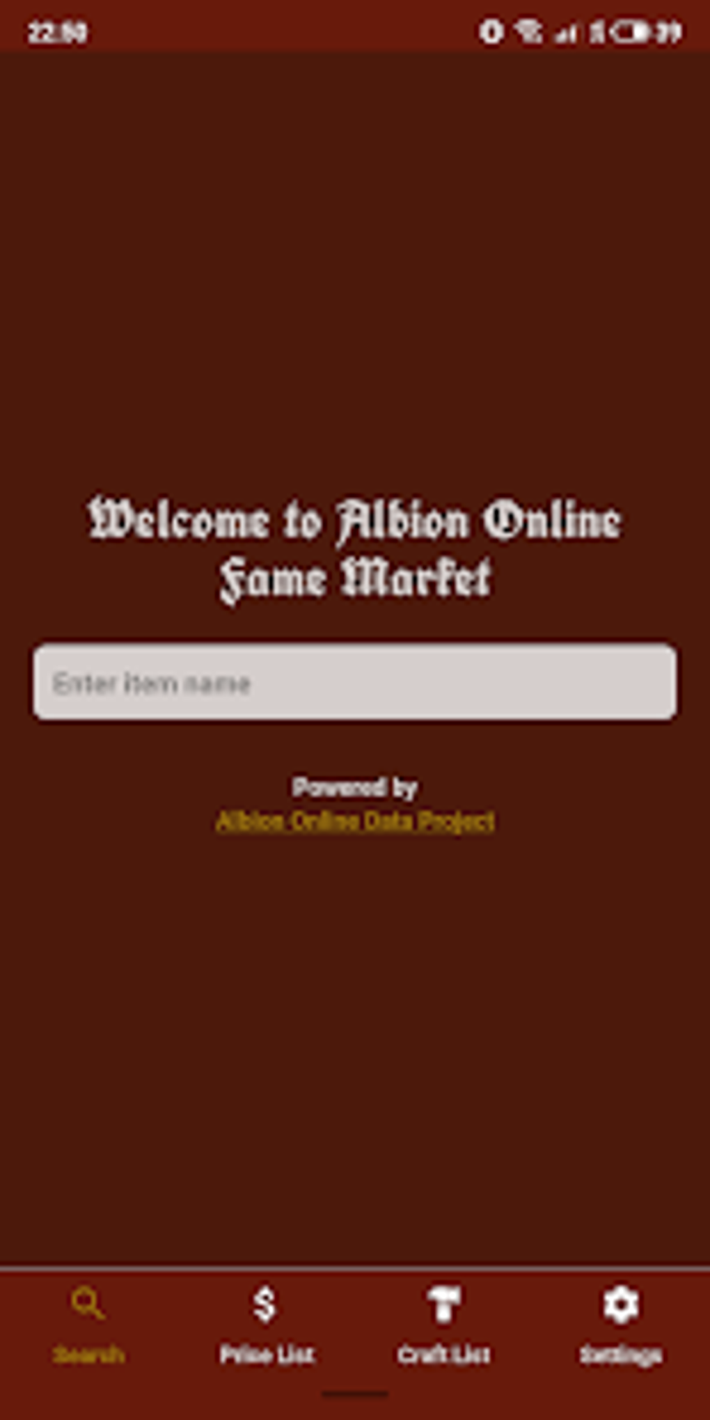 Albion Online - Fame Market для Android — Скачать