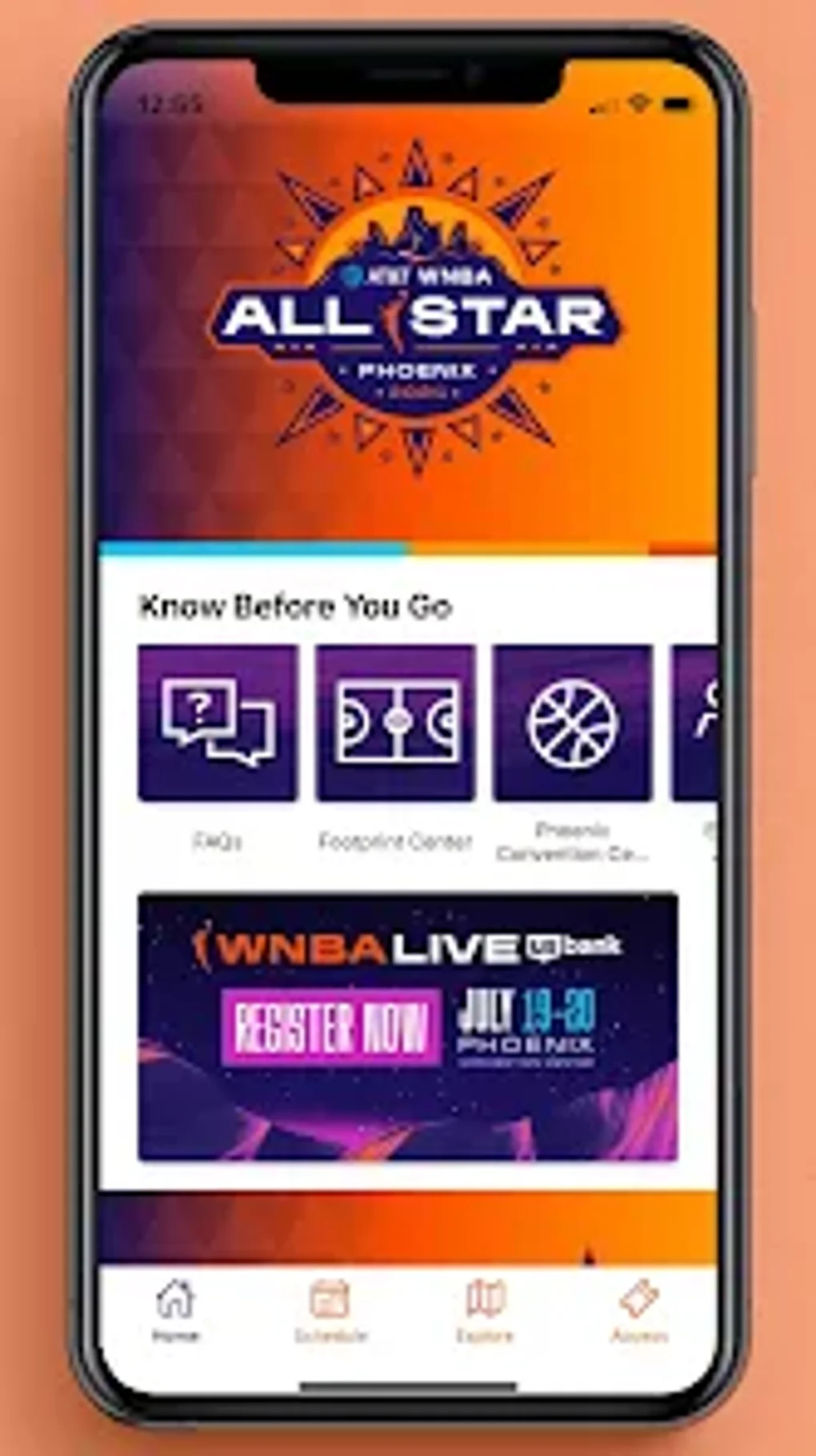 WNBA Events App for Android - Download