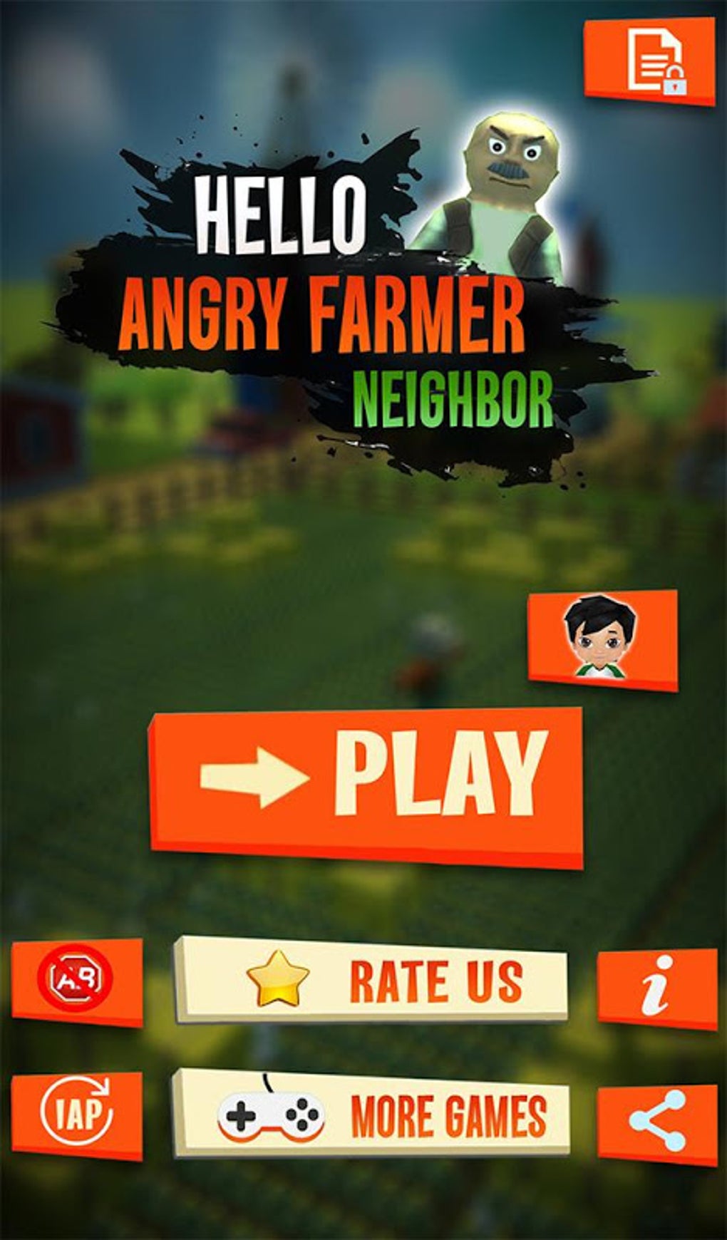 Hello Angry Farmer Neighbor - Rat a Tat Game APK для Android — Скачать