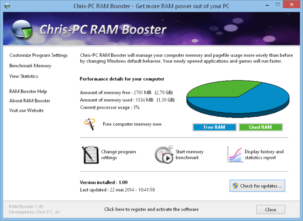 Chris-PC RAM Booster 7.06.30 download the new for apple