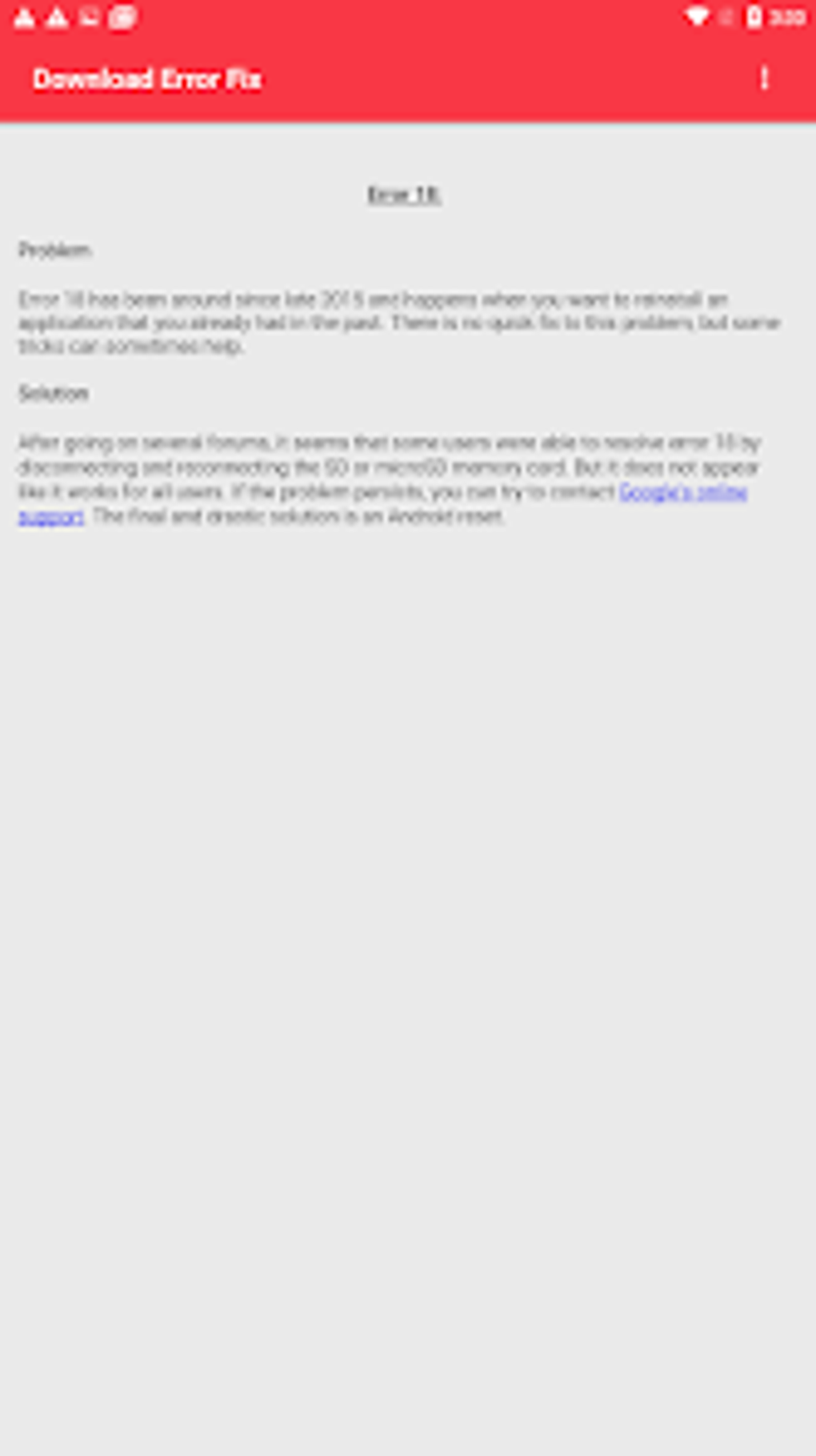 Play Store Download Error Code For Android Download