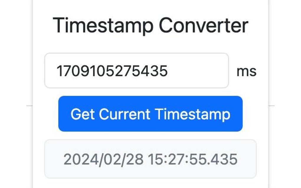 Timestamp Converter สำหรับ Google Chrome - ส่วนขยาย ดาวน์โหลด