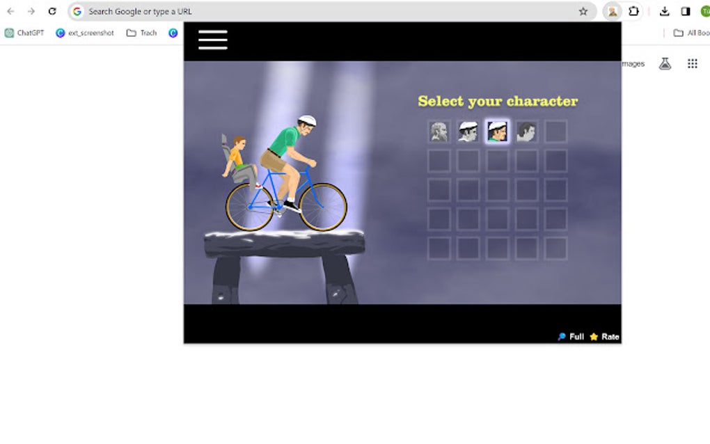 Happy Wheels Unblocked für Google Chrome - Erweiterung Download