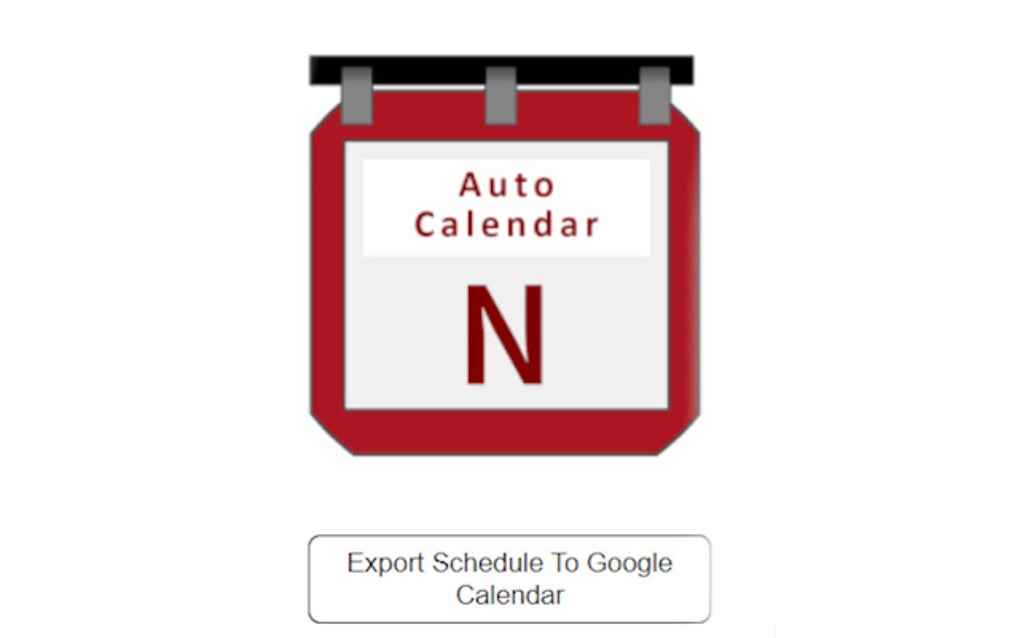 Auto Calendar for NEU Banner for Google Chrome Extension Download