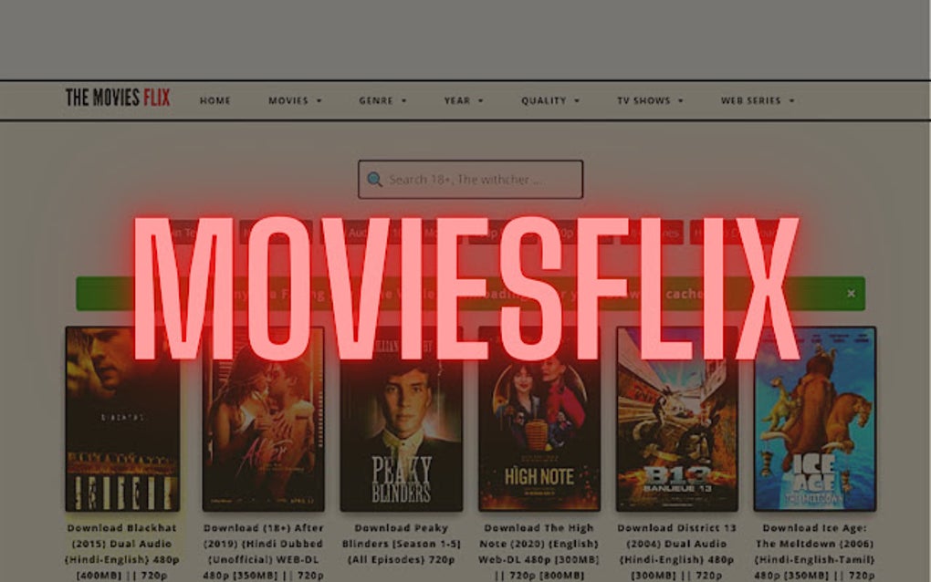 MoviesFlix Watch online website for Google Chrome Extension Download