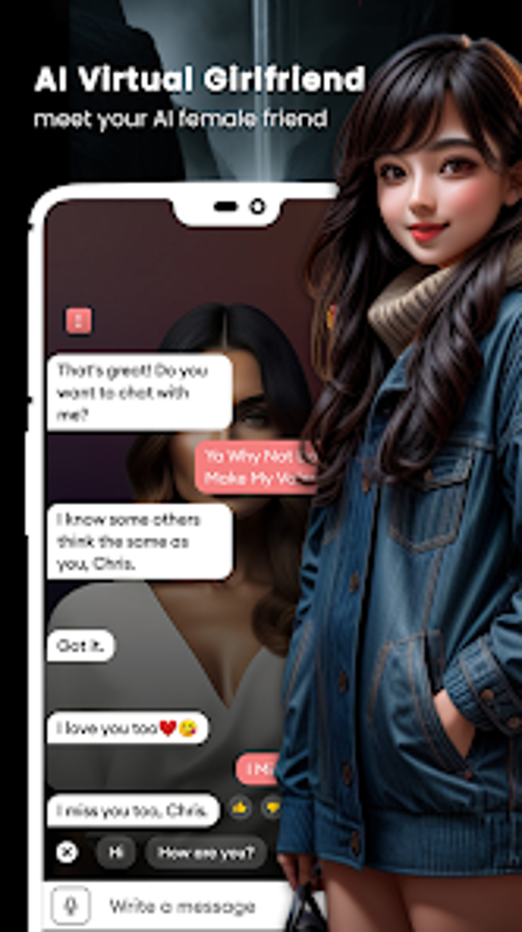 Ai Virtual Girlfriend Ai Chat Para Android Descargar 