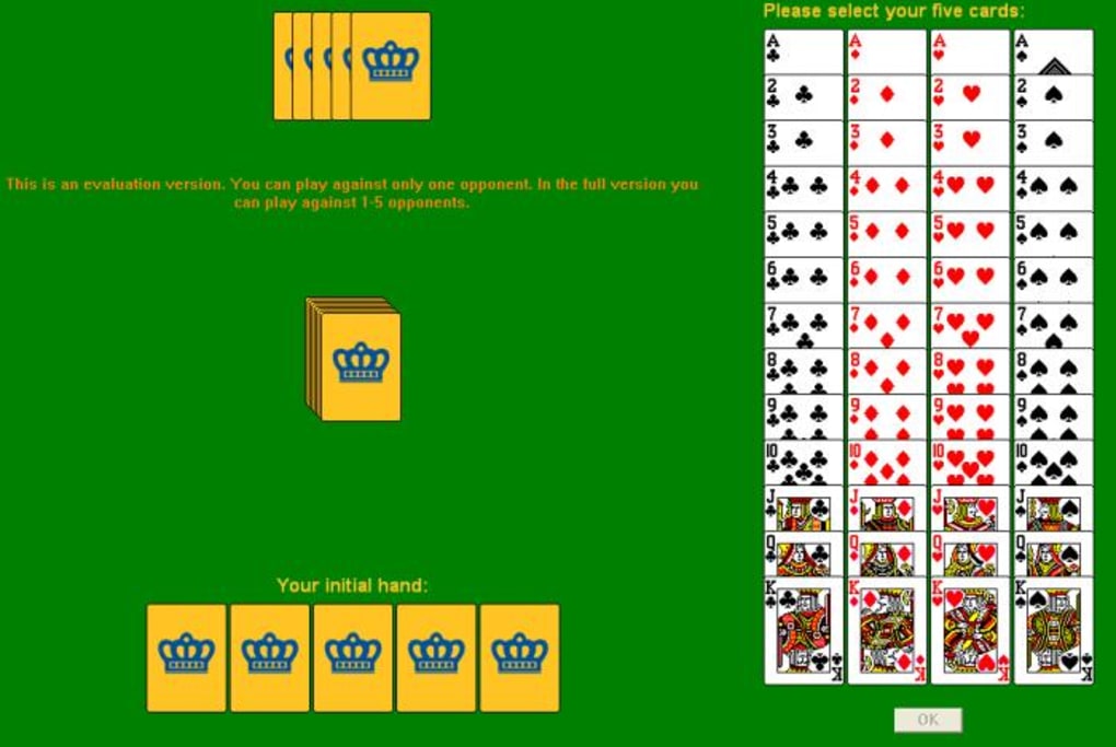 Restaurar bolso fiabilidad Draw Poker Odds Calculator - Descargar