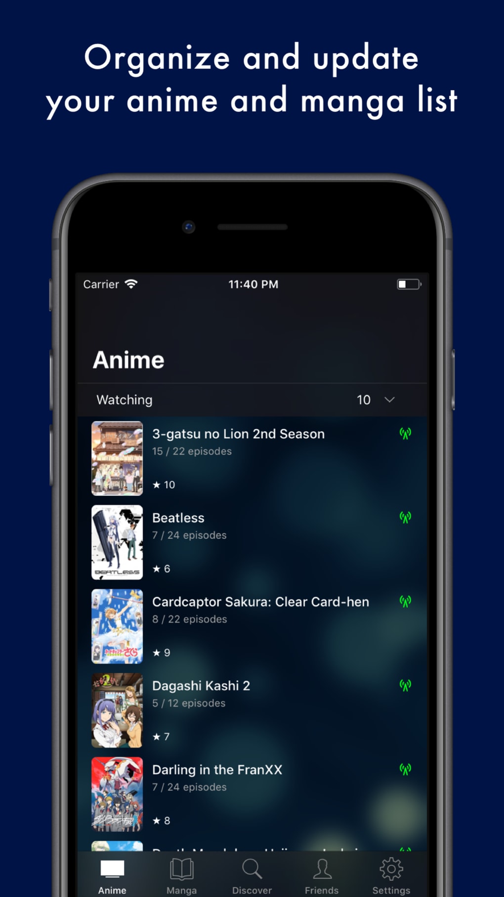 Animax - A Anilist Client tracker for Anime & Manga : r/mangarockapp