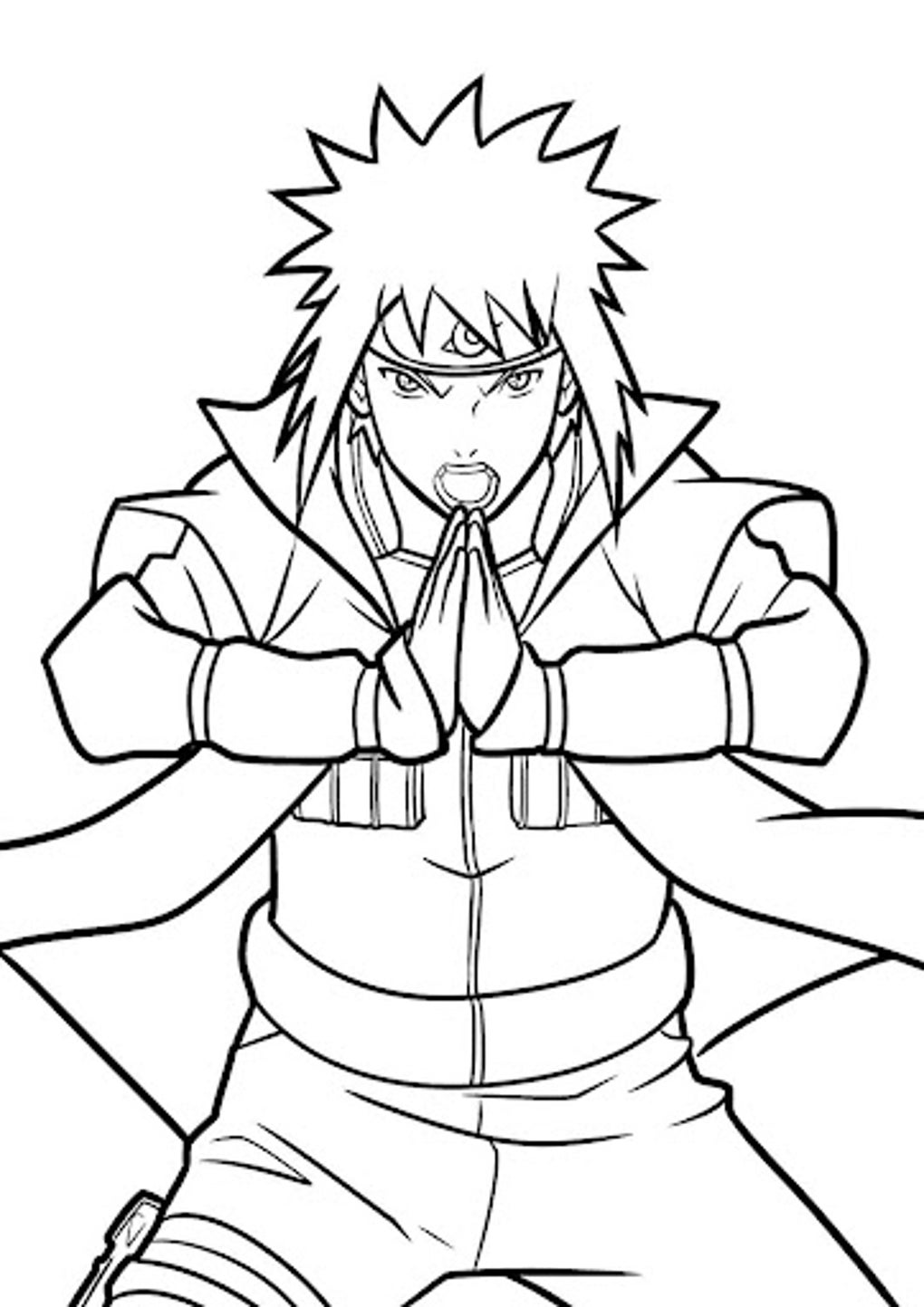 Como Desenhar Minato, How To draw Minato (passo a passo Super Fácil) 