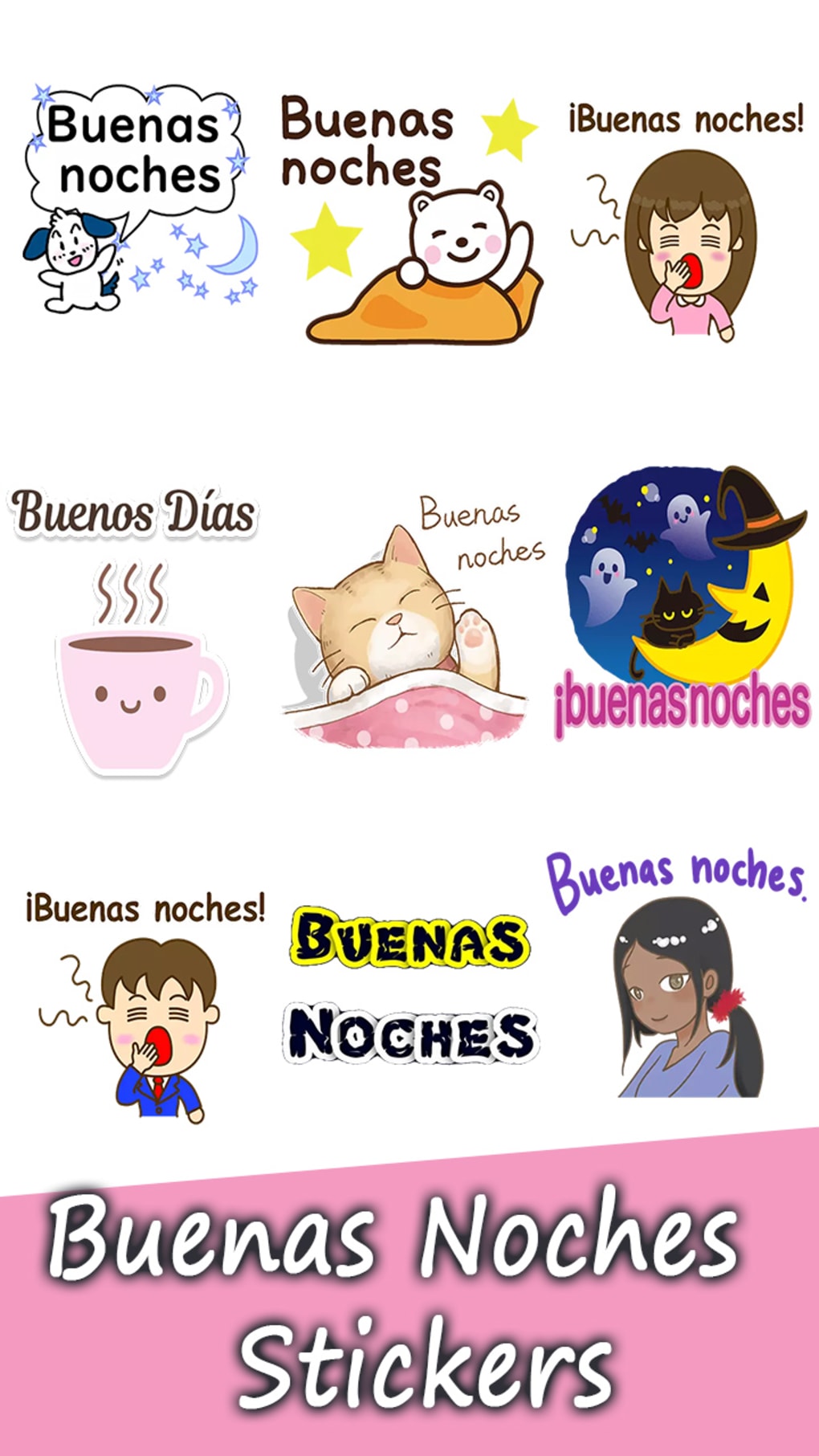 Buenos Días Y Noches Stickers for Android - Download