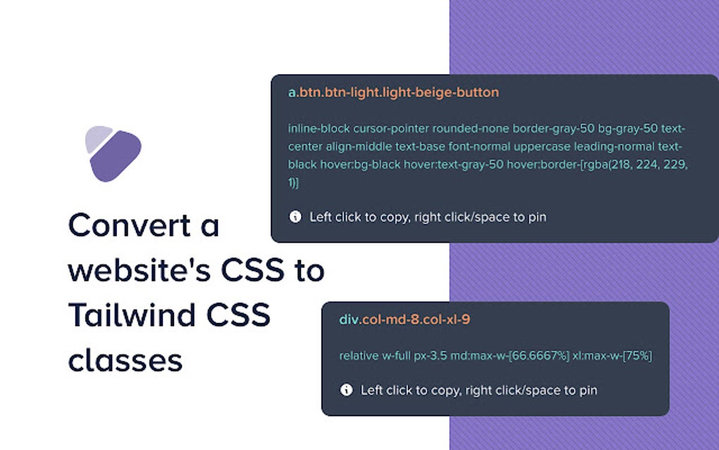 CSS To Tailwind For Google Chrome - Extension Download