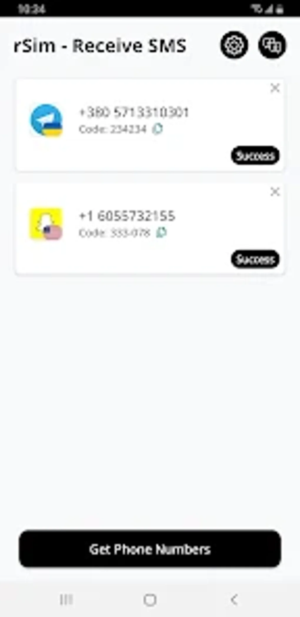 Receive SMS Verification Code Para Android Download Receive SMS Verification Code Para Android Download