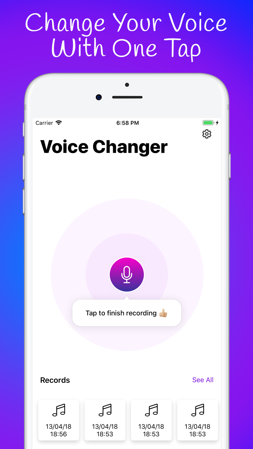 Chipmunk Voice Changer Editor для iPhone — Скачать