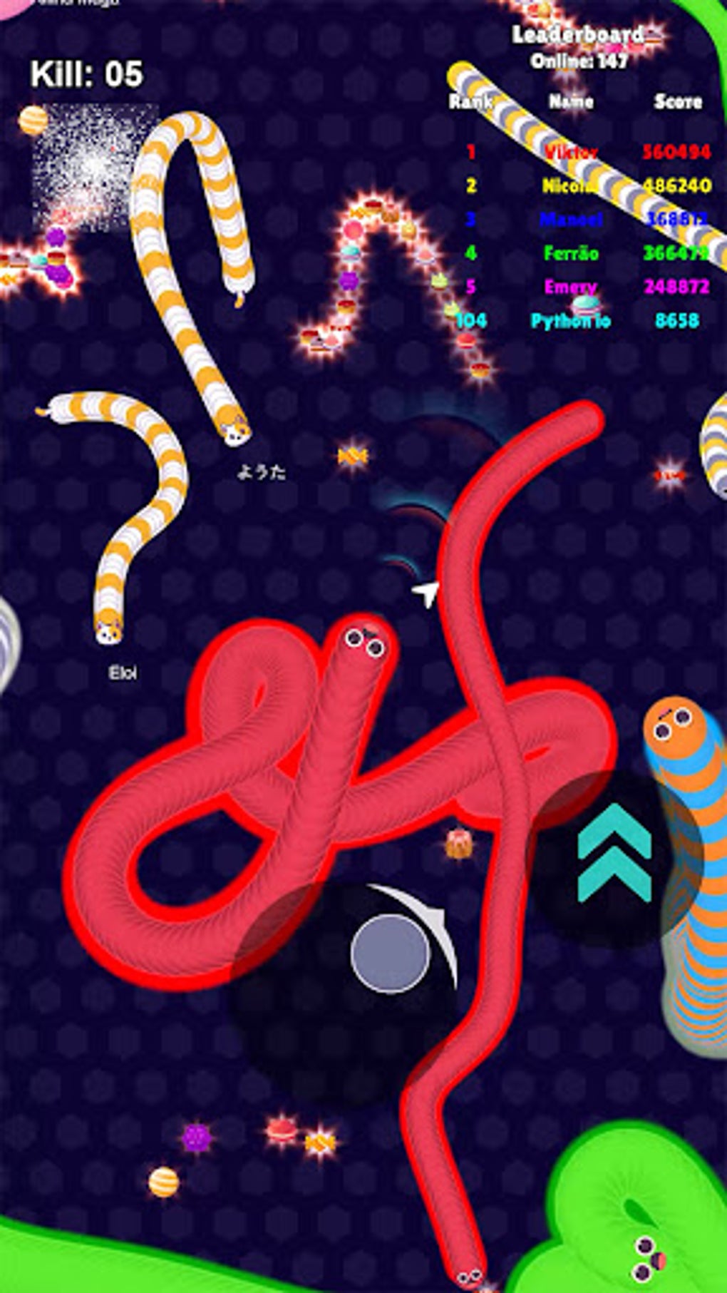 Python.io - Hunt Grow Game для Android — Скачать