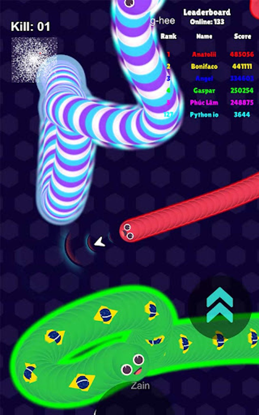 Python.io - Hunt Grow Game для Android — Скачать