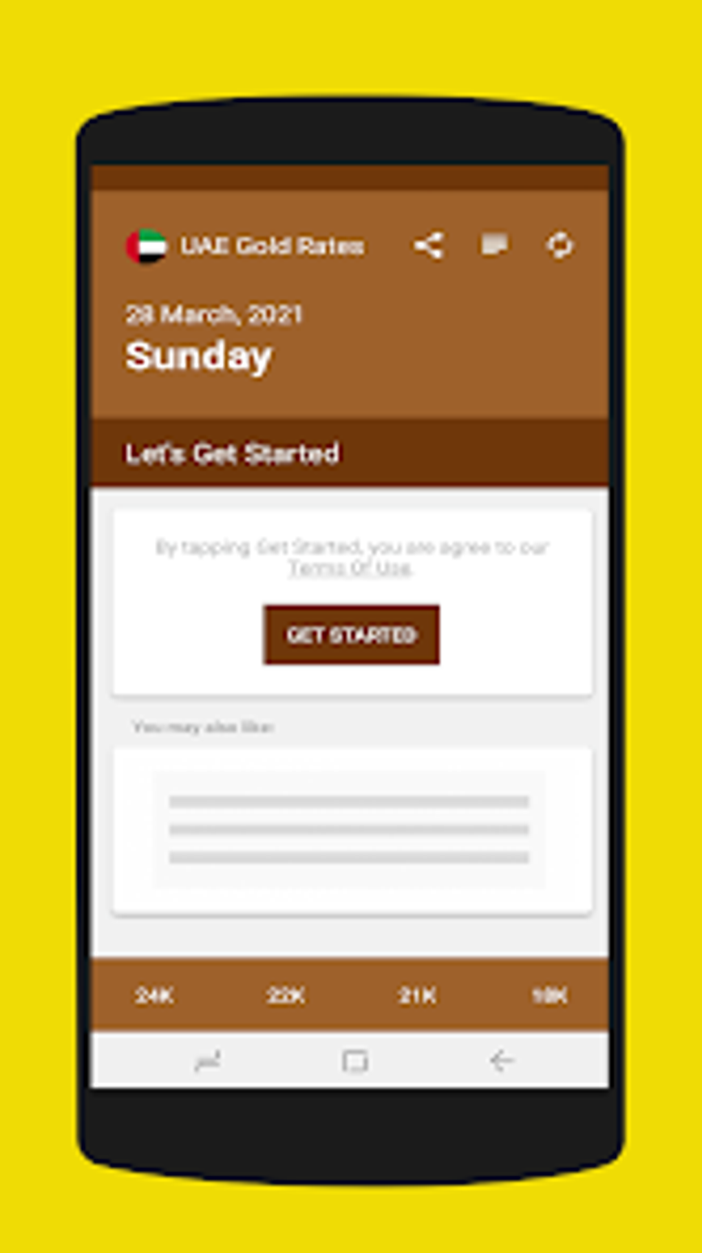 UAE Gold Rates For Android Download