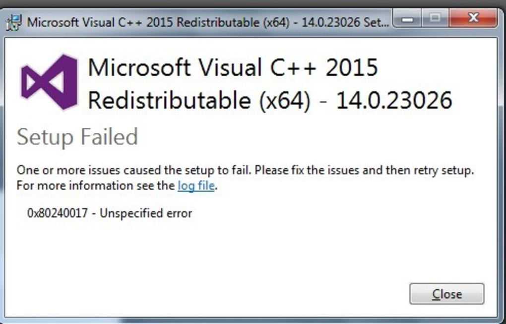 Microsoft Visual C++ 2015 Redistributable - Download
