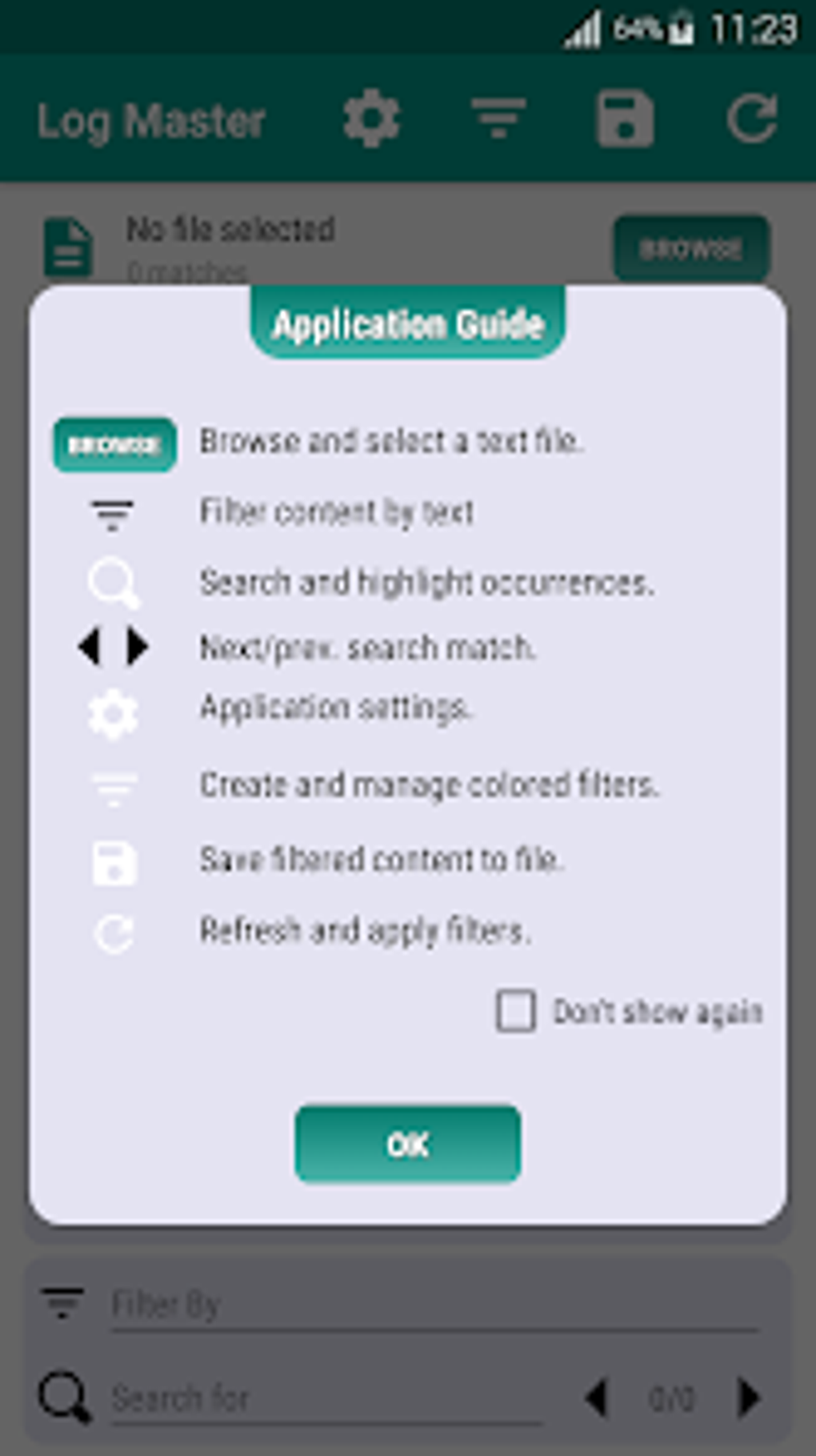 Log Master - Text Search Fil для Android — Скачать
