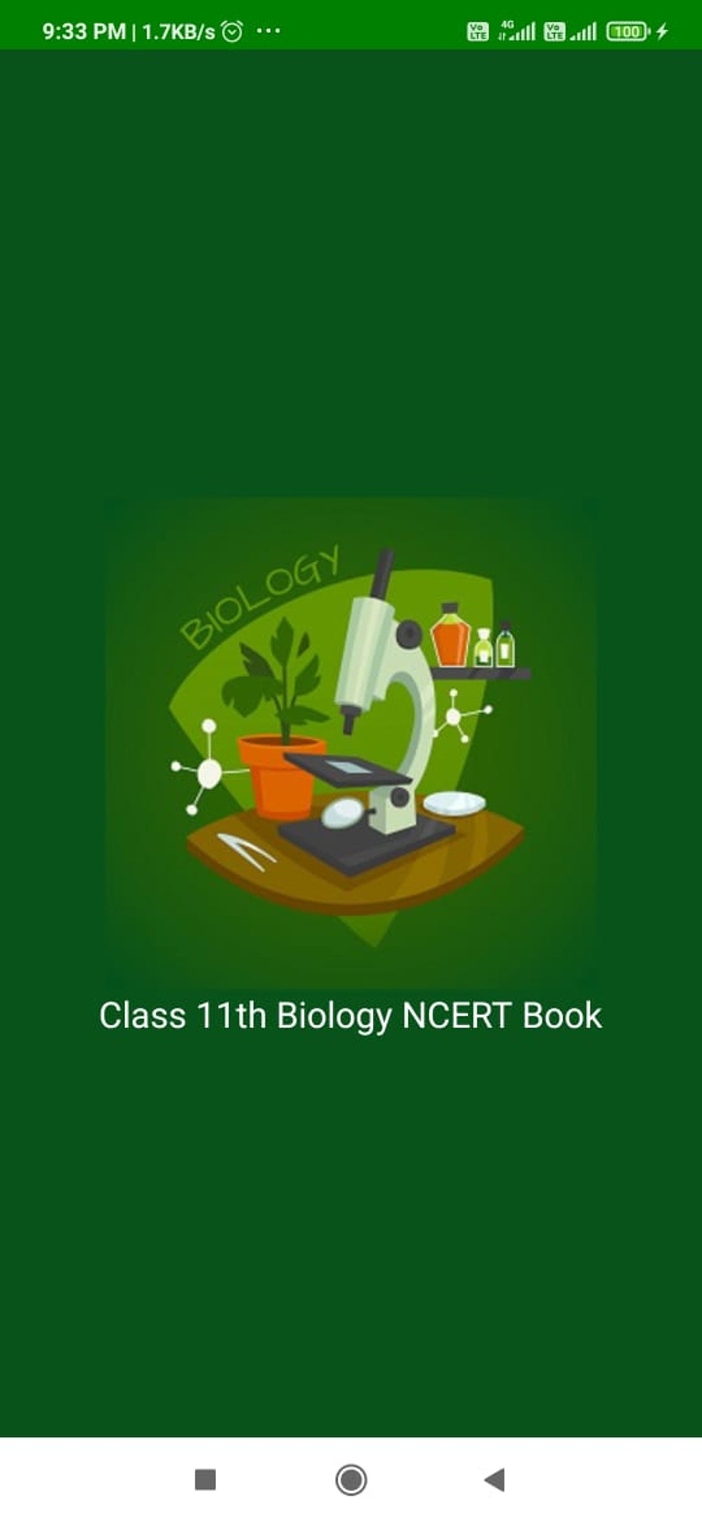 NCERT Biology Class 11 OFFLINE Para Android Descargar