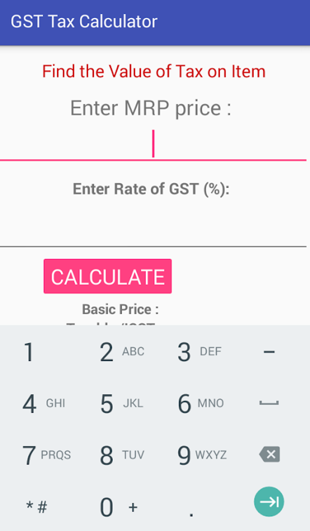 GST Tax Calculator APK Para Android - Download