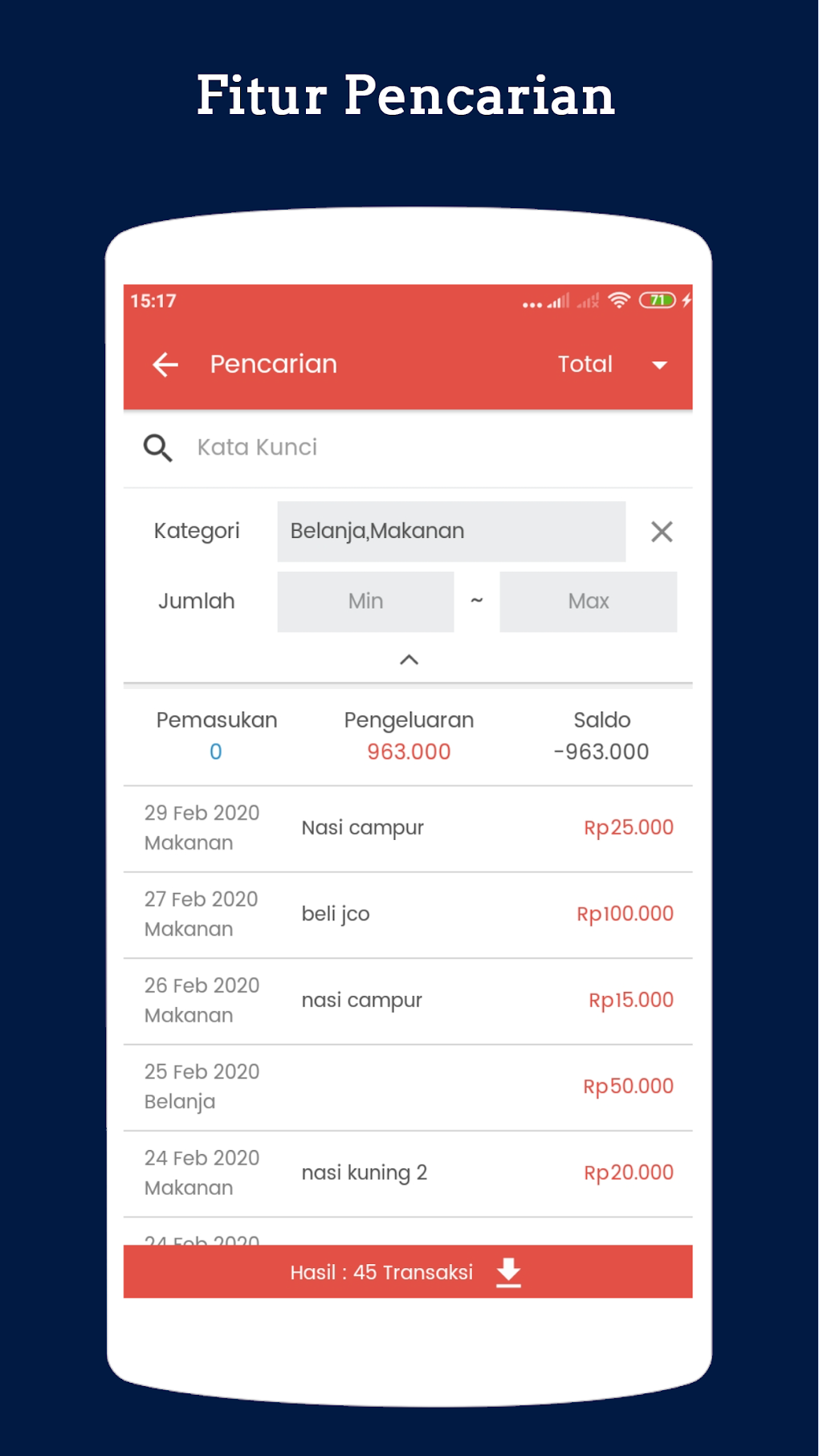 Catatan Keuangan For Android - Download