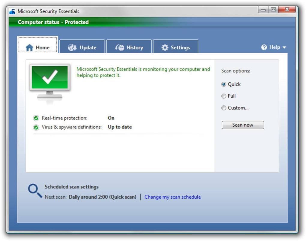 Microsoft Security Essentials - Descargar